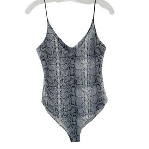 GAZE Snake print Bodysuit